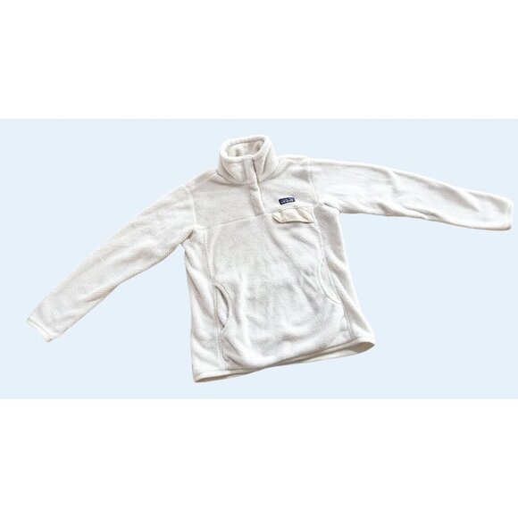 PATAGONIA Women's 1/4 Snap Button Pullover Fleece Size Med - Picture 2 of 8